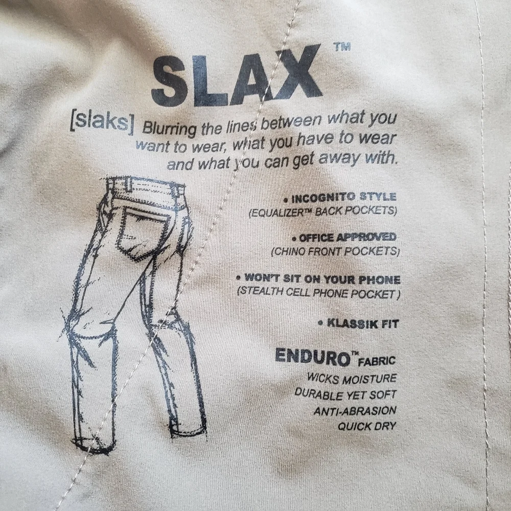 Kuhl Slax Pants Men's Size 40X30 Color: khaki - Picture 14 of 15